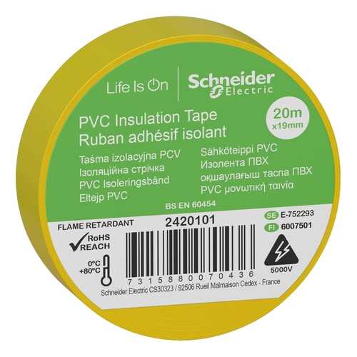 Изолента Schneider Electric SE 2420101 в ОБИ