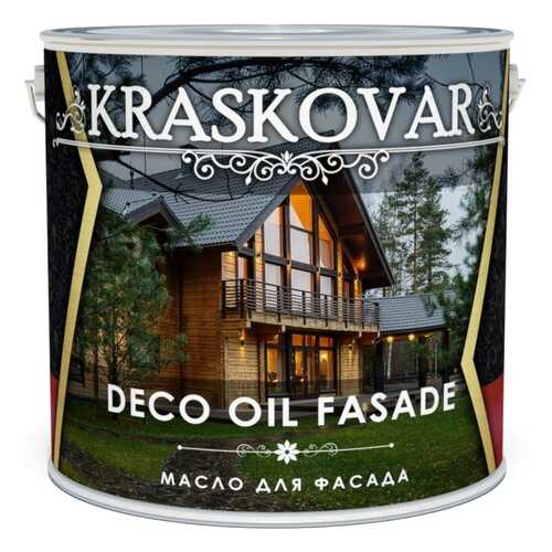 Масло для фасада Kraskovar Deco Oil Fasade Белый 5л в ОБИ