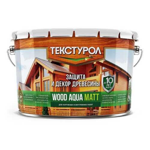 Текстурол WOOD AQUA MATT деревозащитное средство на вод. основе Орех 2,5л в ОБИ